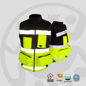 Chaleco Geólogo SUNTEC BLACK FLUOR