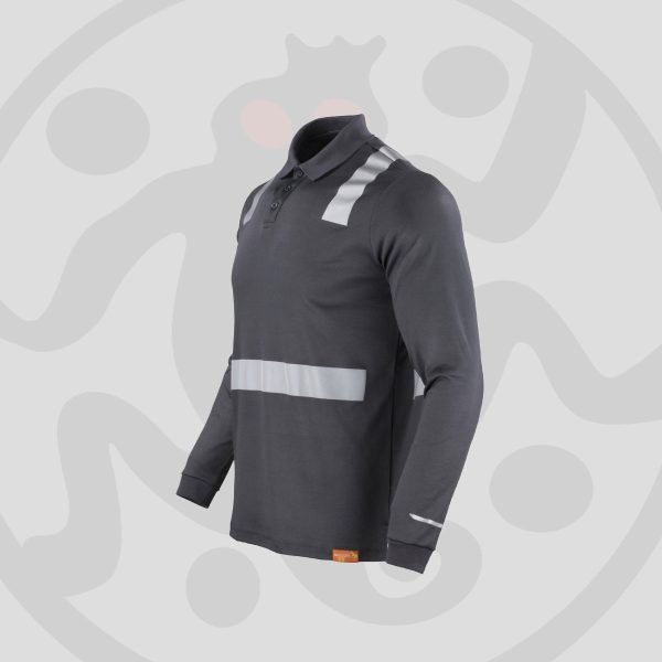 Polera Cuello Camisero Hibrida HI-VIS - Imagen 2