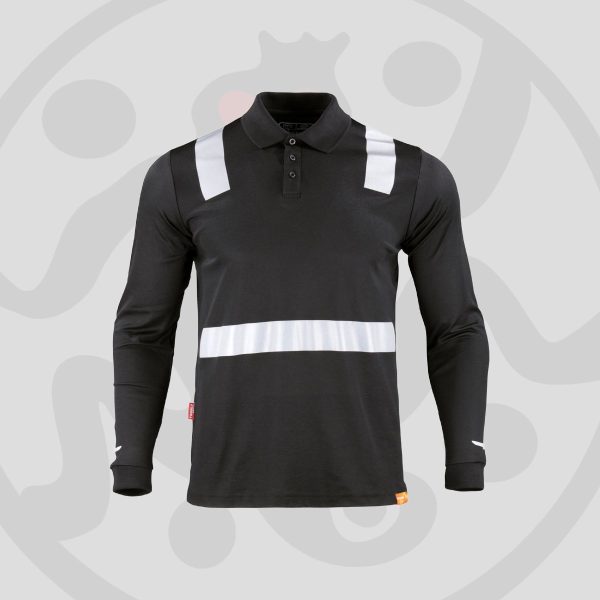 Polera Cuello Camisero Hibrida HI-VIS