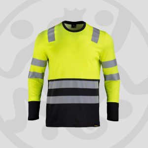 Polera Hibrida HI-VIS BI-COLOR