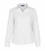 Blusa Oxford Light Manga Larga Mujer