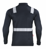 Polera Polo Hibrida con Cinta Reflectiva Manga Larga Hombre - Imagen 5